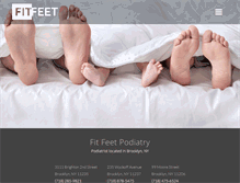 Tablet Screenshot of fitfeet.net